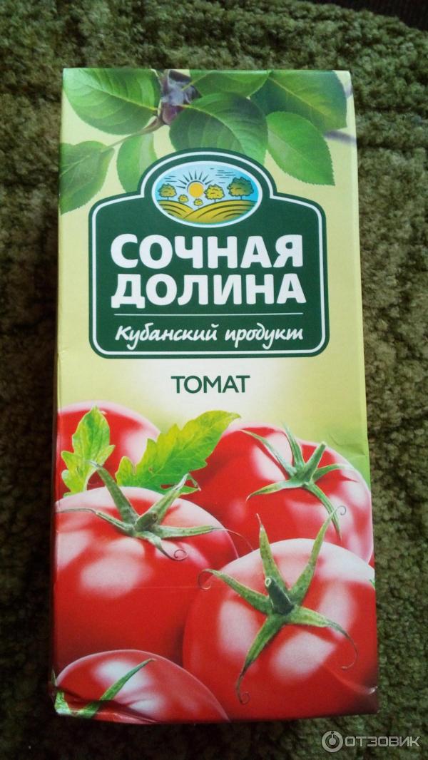 Сок "Сочная долина" томат/ 1 л.